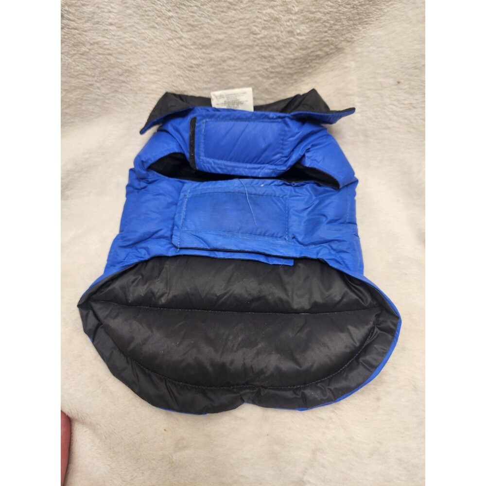 Dog Blue Puffer Vest Coat S/M